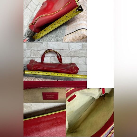 Hello Kitty x Kate Spade New York 3D Strawberry Mini  Kate Spade Bold Red & Light Green Tote